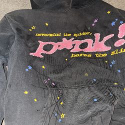Black Spider Hoodie Size Medium
