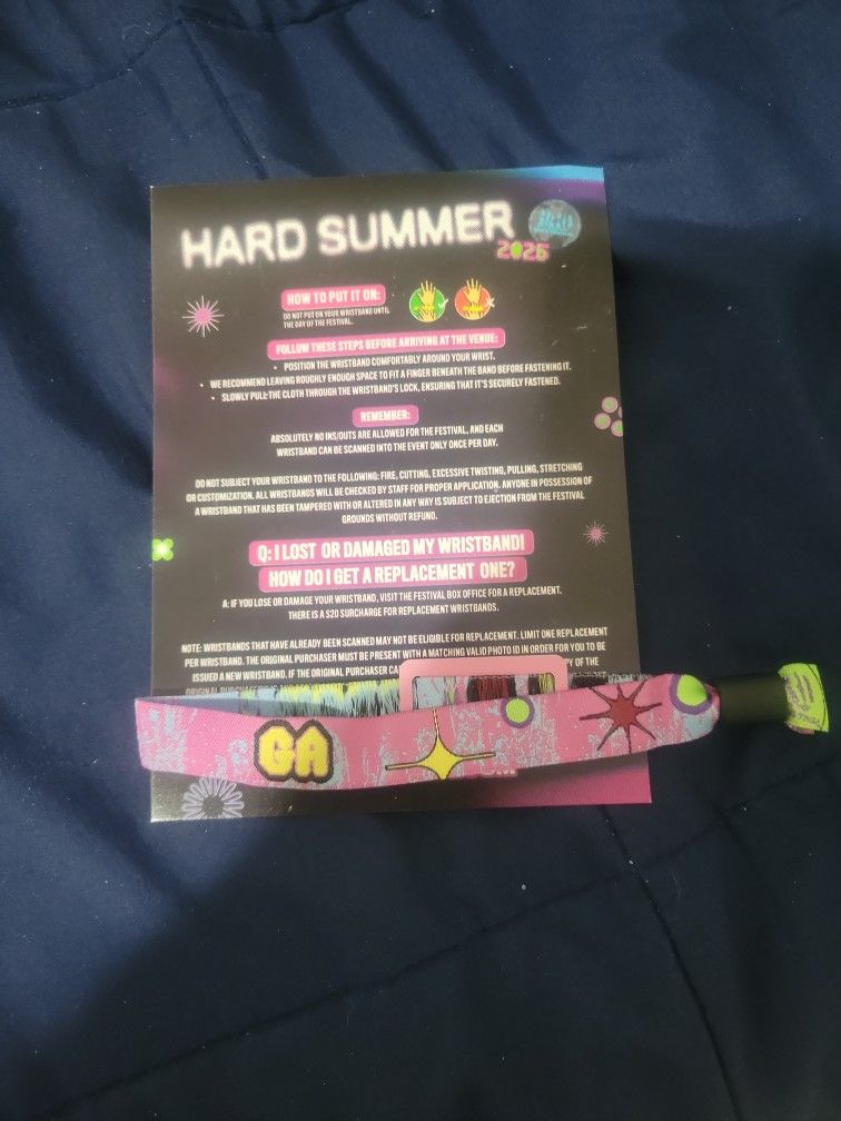 Hard Summer 2 Day GA 190