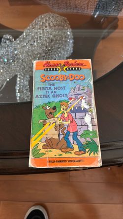 Vintage 1990 Scooby-Doo VHS – Fiesta Host Is an Aztec Ghost – Hanna-Barbera