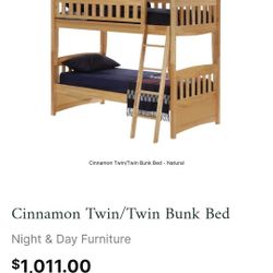 Wood Bunk Bed