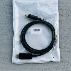 6ft Display Port DP to HDMI Adapter Cable