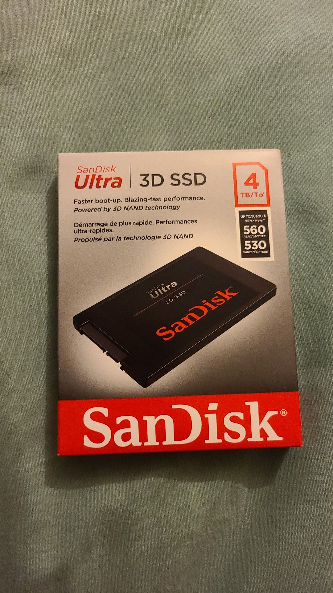 SANDISK ULTRA 3D SSD 4TB