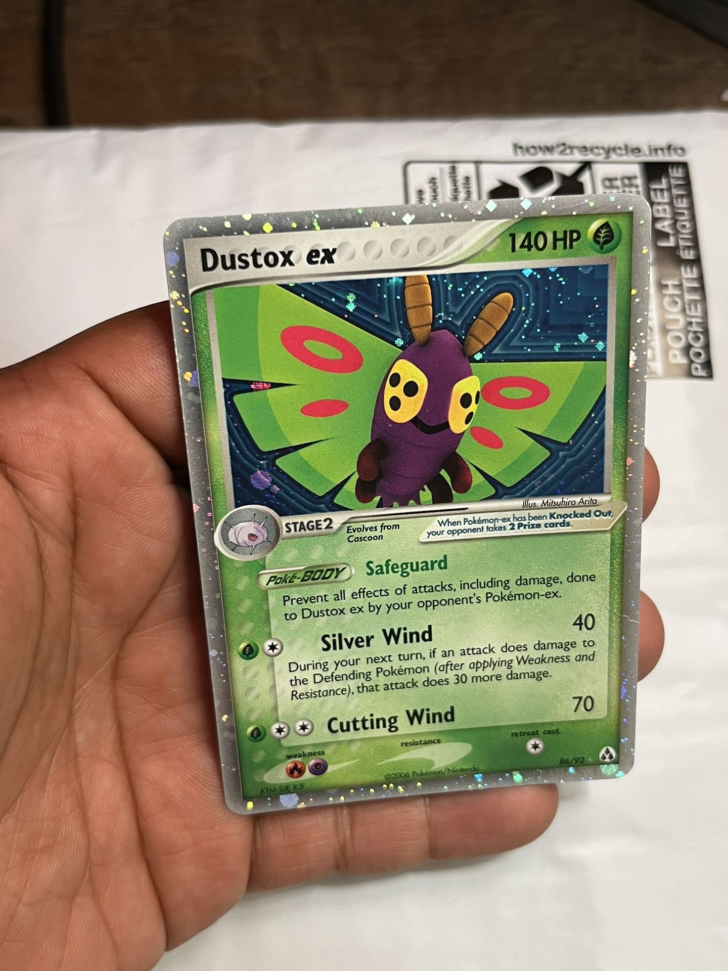 pokemon dustox card Pokmon TCG Dustox 220/217 Illustration Rare Ascended Heroes Full Art English