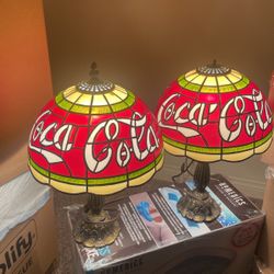 Vintage Coca Cola Lamps 
