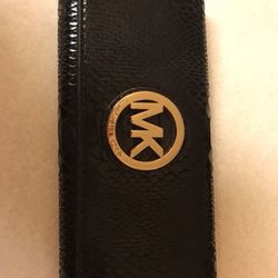 Black/ gold Michael Kors leather wallet