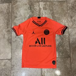Kids Jordan Paris Saint-Germain PSG 2019/2020 Soccer Jersey Away AJ5816-613 Youth Size Small 