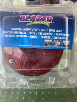 Round trailer tail light