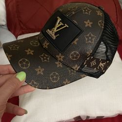 Hat LV Leather