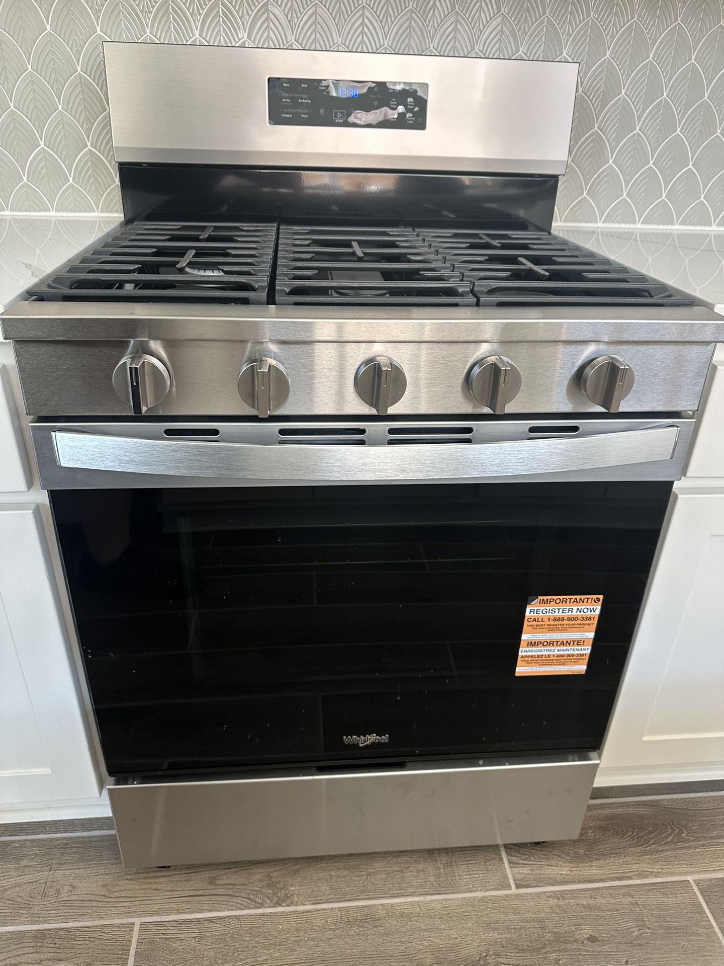 New Whirlpool Stove