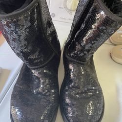 Black Sequin Uggs