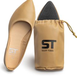 Womens Foldable Flat Ballet Shoes Casual Business Flats for Women