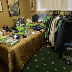 Many Vintage Seahawks Items 