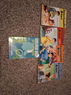 Encyclopedia Brown by Donald J. Sobol 5 Book Bundle