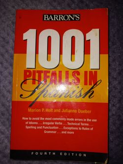 Barron's 1001 Pitfalls In Spanish book
