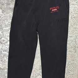 Ralph Lauren Polo Jeans Company Sweatpants Men's Size XXL Black RL 67 *Flaws* 