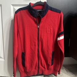 Vintage Men’s Tommy Hilfiger Zip Up Sweater❤️ 