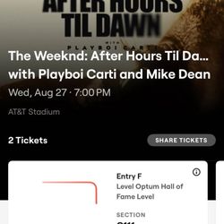 Weeknd Tickets 
