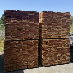 1x8x5 Redwood Fence Boards