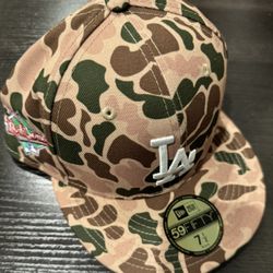 New Era Dodgers Baseball Cap Size 7 1/2 New 