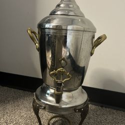 Vintage Silver Plated Tea And Coffee Dispensar 