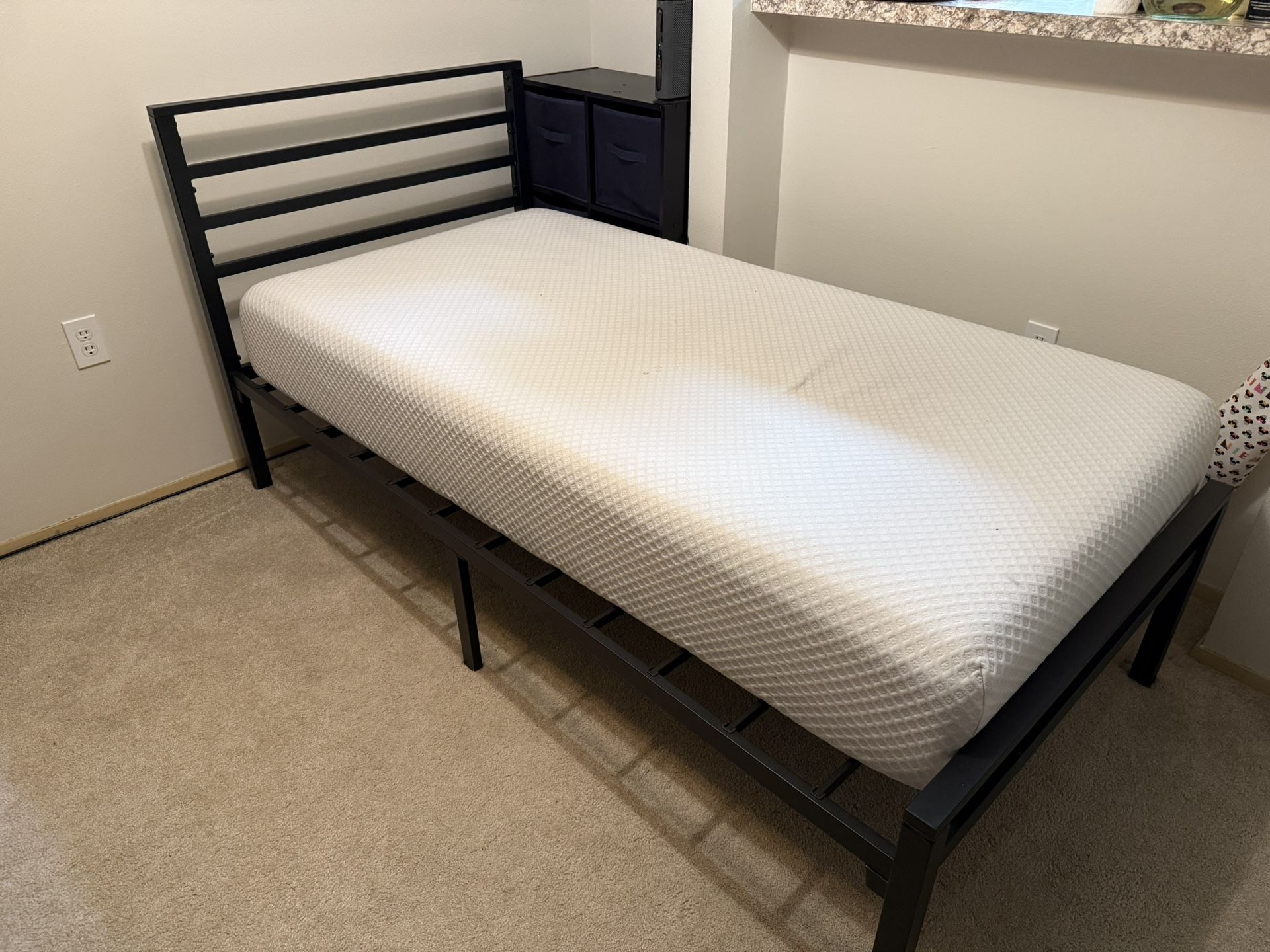 Twin Bed With Mattress