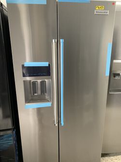 Kitchen aid side by side in stainless steel counter depth🤣