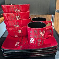 Ceramic Japanese Dish Set (Heavy, Good Quality)