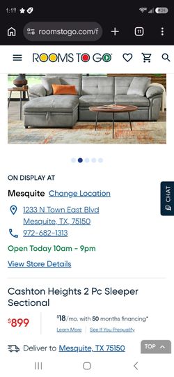 Please read description. Rooms to go 2 piece sofa sleeper