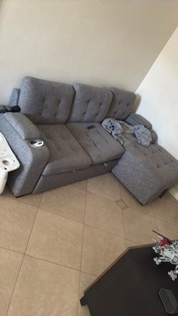 L shaped couch 93x64 inch