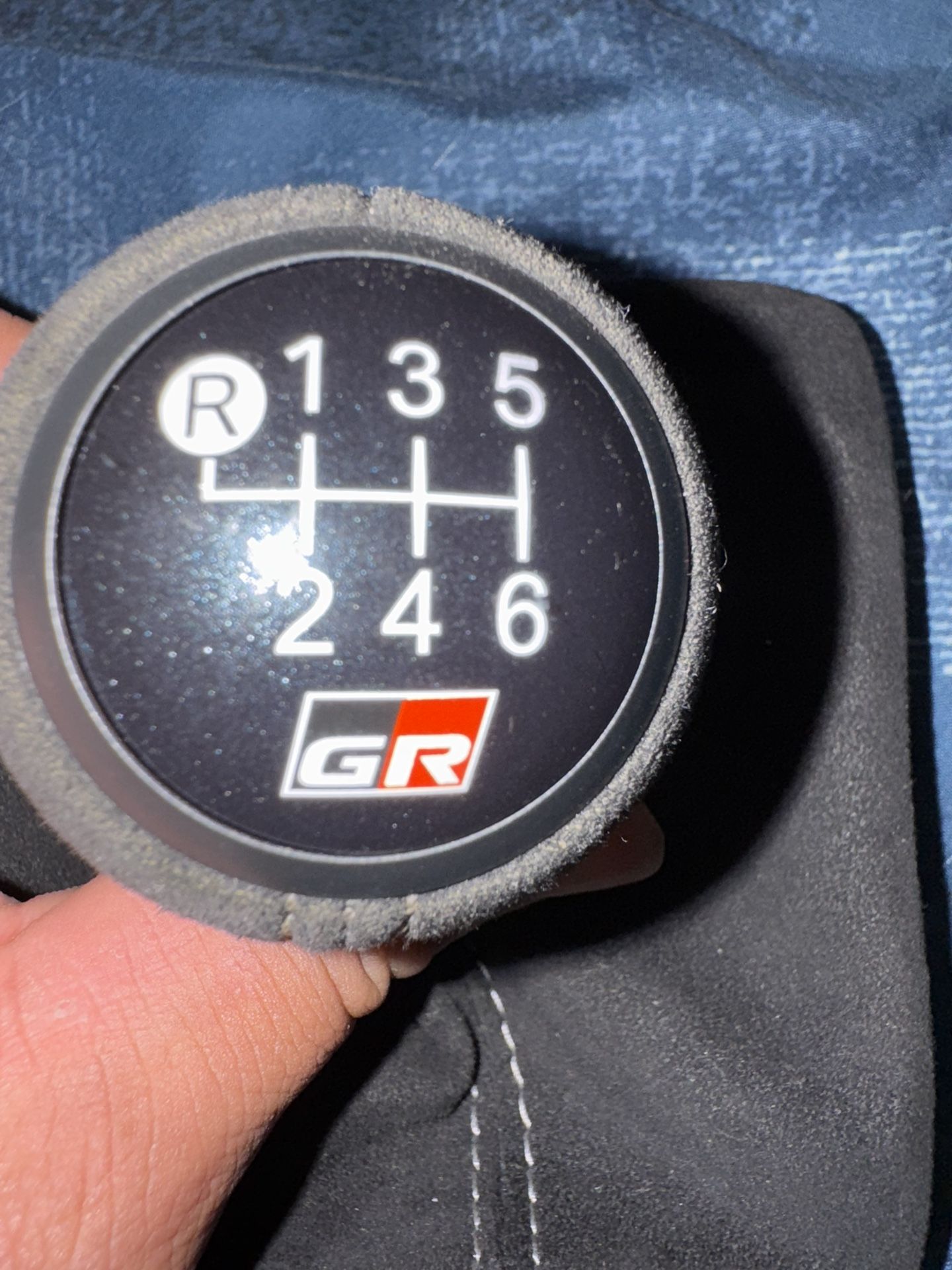 A90 Supra Alcantera Shift Knob OEM Only For 2023-Present (MT Edition Only)