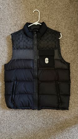 coach vest puffer