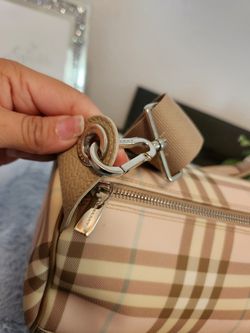 Burberry, Bags, Authentic Burberry London Pink Plaid Bag