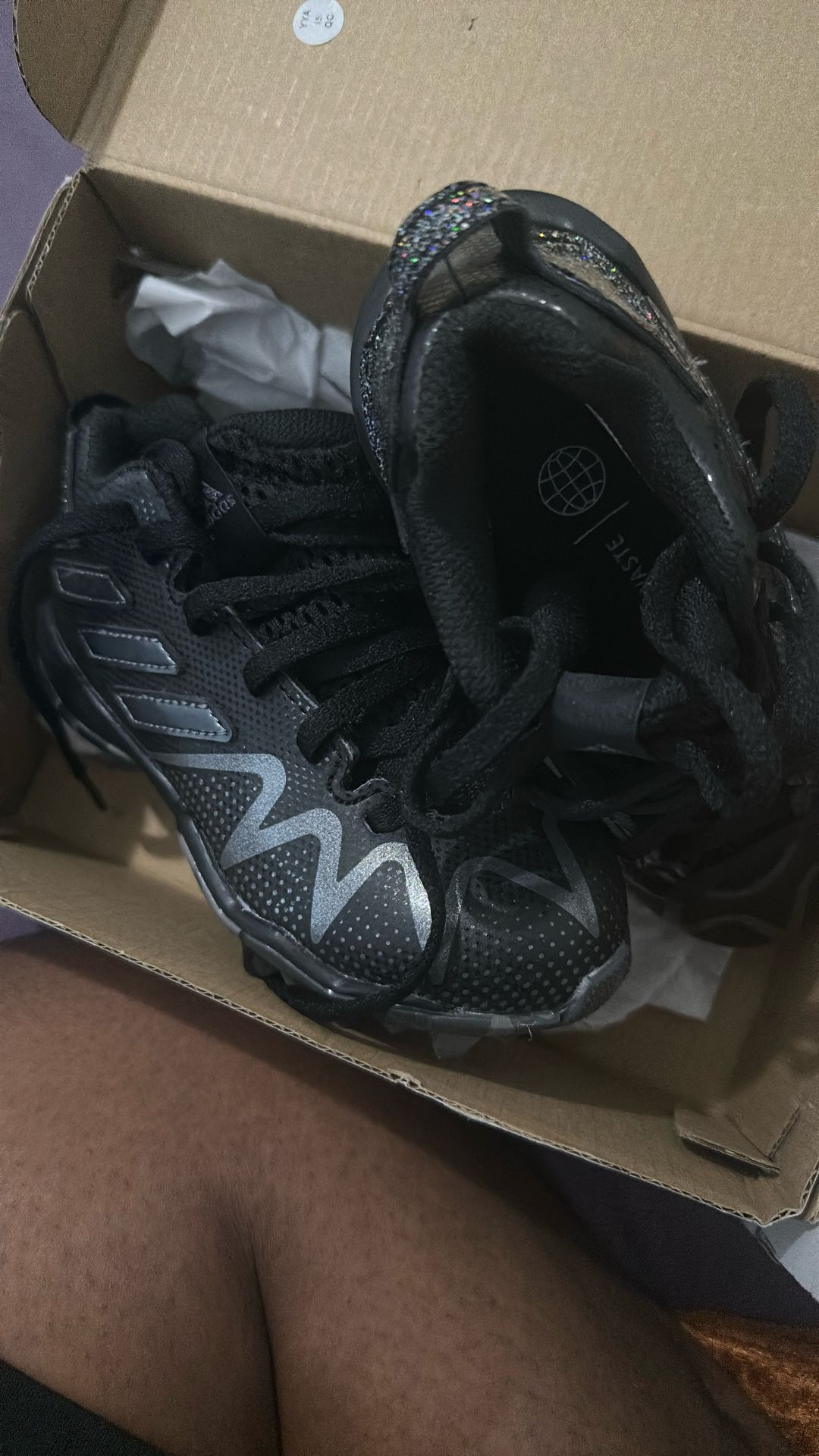 Toddler Size 10 Adidas Football Cleats