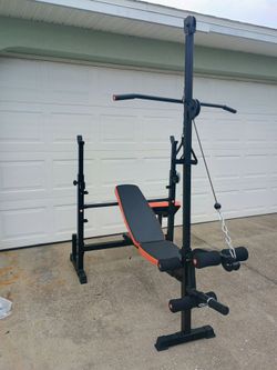 Multi-Functional Weight Bench with Lat Pulldown and Leg Developer (Delivery Available)