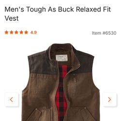 Legendary Men's Tough As Buck Relaxed Fit Vest
