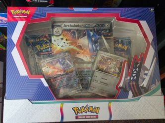 Pokemon Reshiram Ex and Archaludon Box
