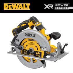 DEWALT XR Power Detect 20-volt Max 7-1/4-in Cordless Circular Saw (Bare Tool) 
