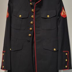 USMC US Marine Corps Corporal CPL Dress Uniform Jackets Authentic