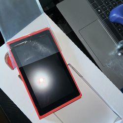 Almost like new Nintendo switch Mario red and blue edition with nyxi pro controllers!