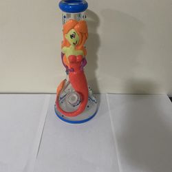 Decorative Glass Art Piece – Mermaid Theme