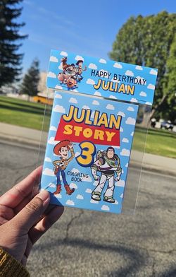 Custom Coloring Books Party Favors