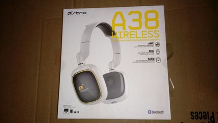 Astro A38 White Noise Cancelling Bluetooth Gaming Music Headset