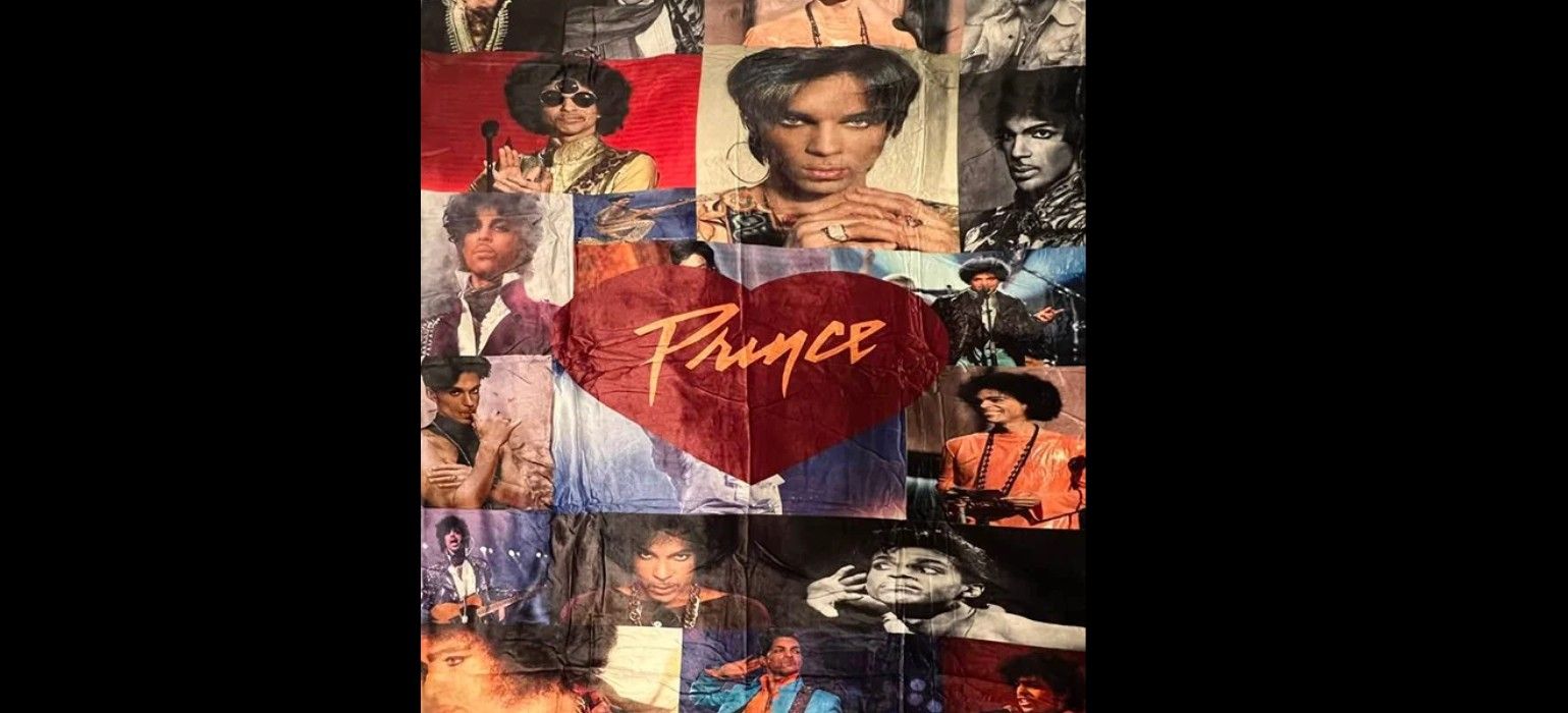 Prince Singer Photo Collage Fleece Blanket