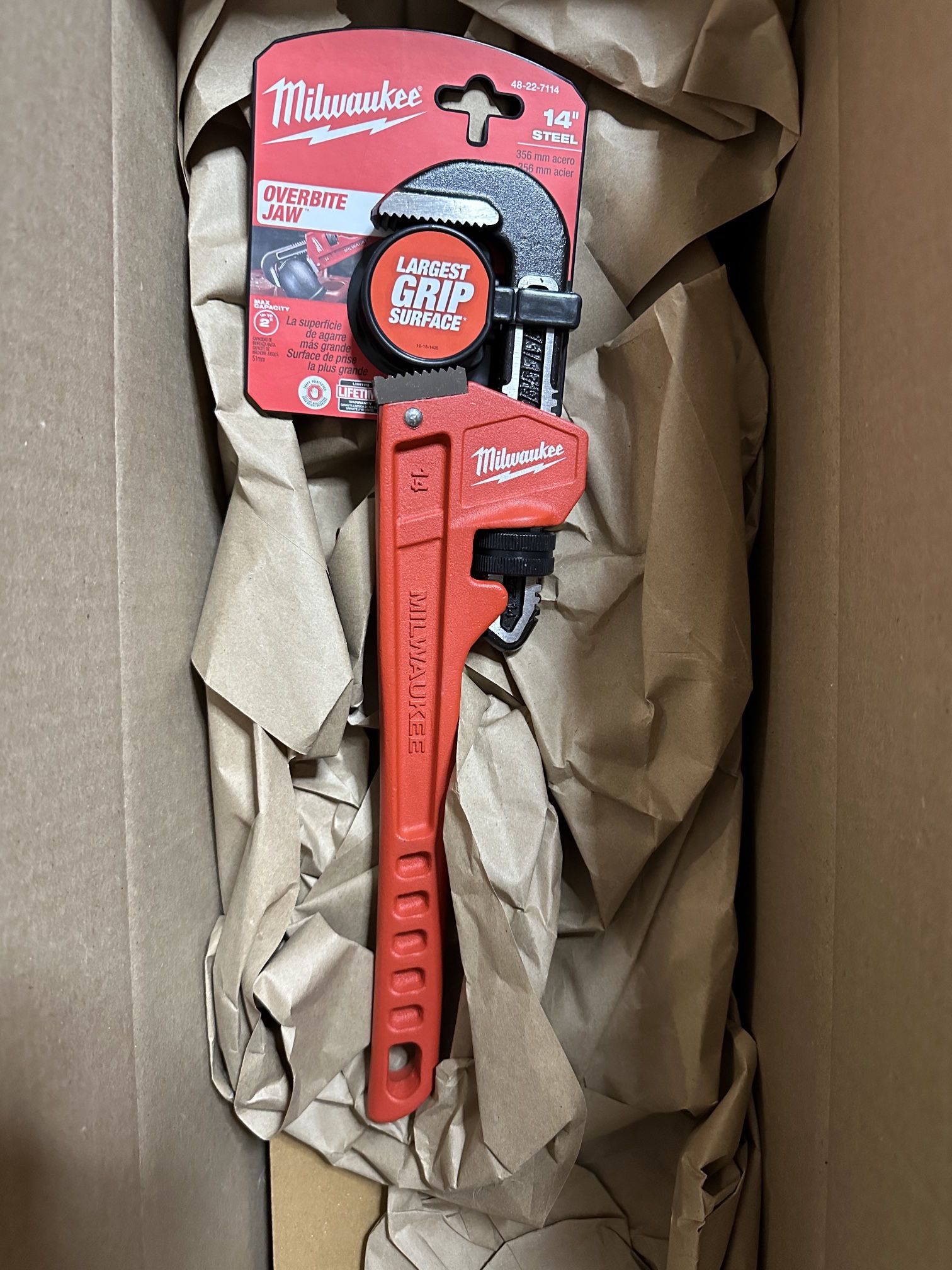Milwaukee 14 in. Steel Pipe Wrench