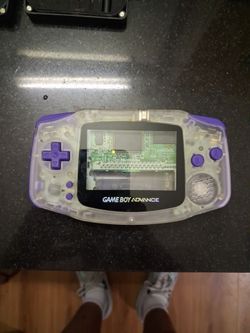 Nintendo Game Boy Advance Clear Purple