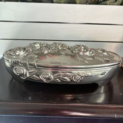 Antique Silver Trinket Box