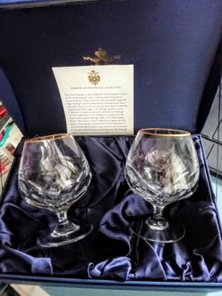 Faberge Aurora Brandy Sniffer Set