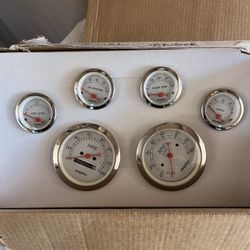 For Sale 1953-55  Ford f-100 Dash Cluster 6 Gauge Panel Set With Clock New $300 OBO