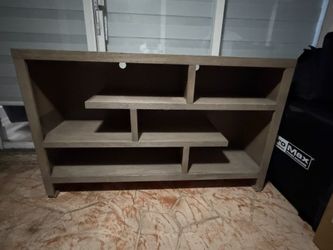 Gray Wooden TV Stand or BETTER OFFER