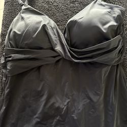 New Black 1 piece swimsuit XL